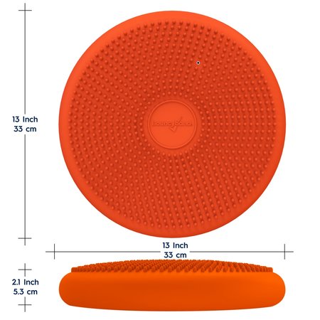 Bouncybands Big Wiggle Seat Sensory Cushion, Orange WS33OR